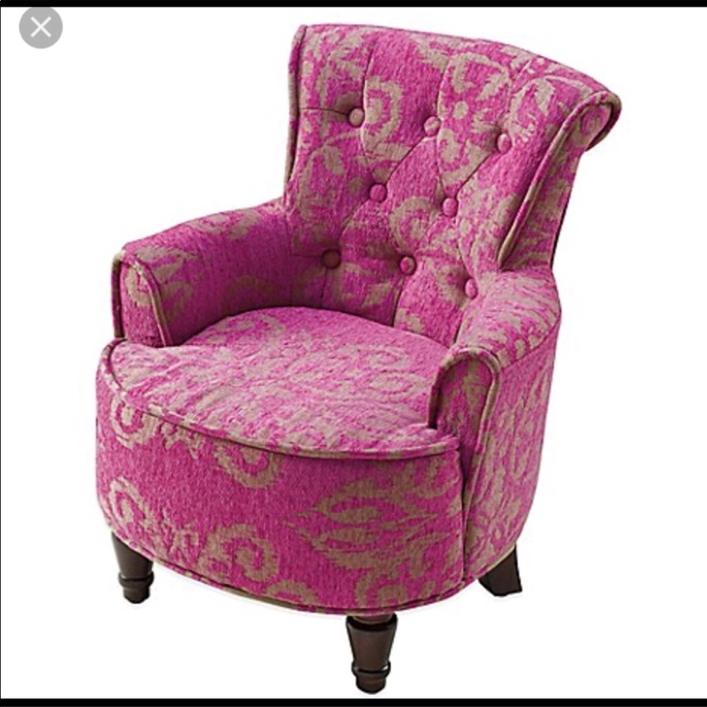 Chenille toddler/small child chair